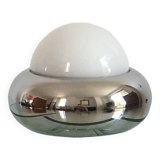 Chrome UFO lamp model c359 by LUCI, Italy 1970s