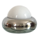 Chrome UFO lamp model c359 by LUCI, Italy 1970s