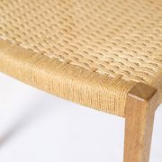 Ensemble de cinq chaises de salle à manger modèle 401 en chêne par Jørgen H. Møller