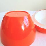 Vintage orange ice cube tray
