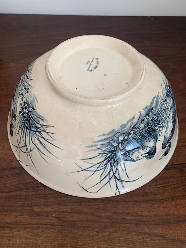 saladier Longwy estampillé au bon marché