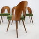 4 chaises d'Antonin Suman, Tchécoslovaquie, 1960