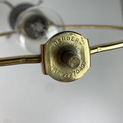 Grande lampe de table en laiton de style Stilnovo Spoutnik du milieu du siècle, États-Unis, années 1950
