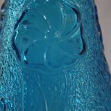 Vase en verre bleu granité Contantin Paris