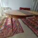 Antique Louis XVI style dining table + 3 extensions