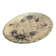 Ceramic plate signed by Marie-Madeleine Jolly – thistle decoration – year