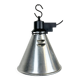Petite suspension industrielle française en aluminium, années 1960