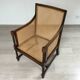 1950s cane armchair