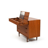 Vanity dresser in teak by Ib Kofod-Larsen 1960s