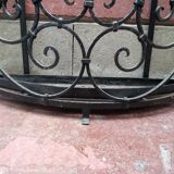 Hammered wrought iron umbrella holder