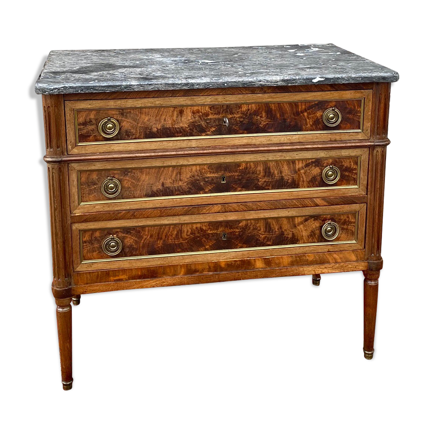 Mahogany dresser style lLouis XVI XIX century