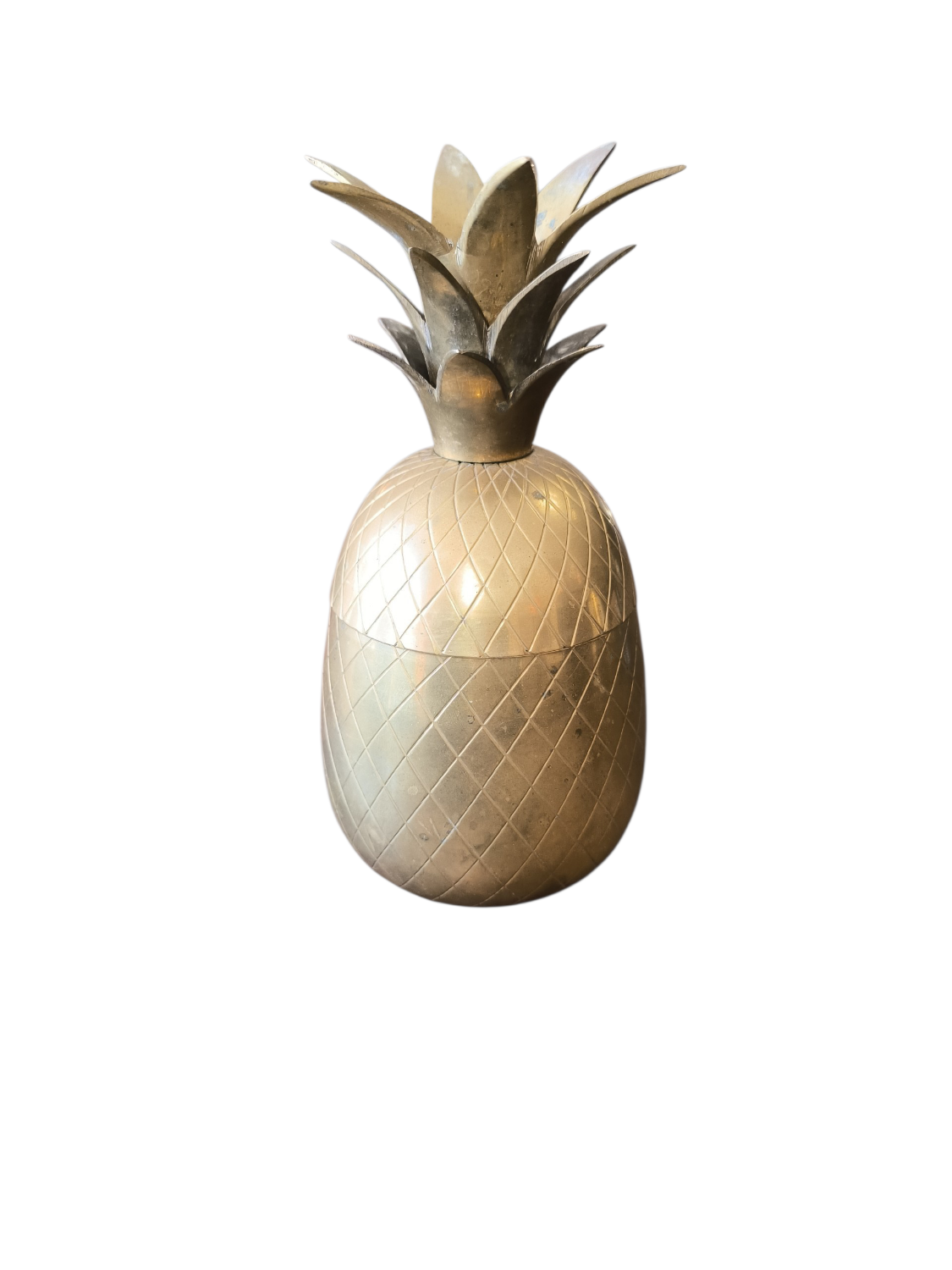 Pineapple Ice Bucket in Brass – Hollywood Regency