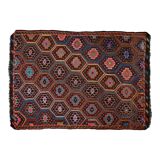 Anatolian handmade kilim rug 275 cm x 196 cm