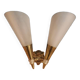 Wall lamp lampshade art deco type brass support old tulip dp 0322105