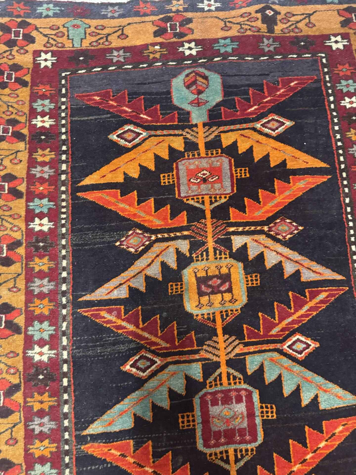 Tapis persan fait main