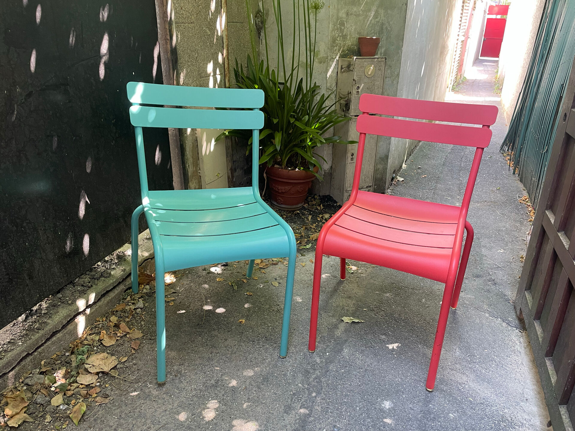 4 Fermob Luxembourg chairs