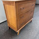 Vintage commode from the 50s/60s – 3 drawers – wood – tapered legs