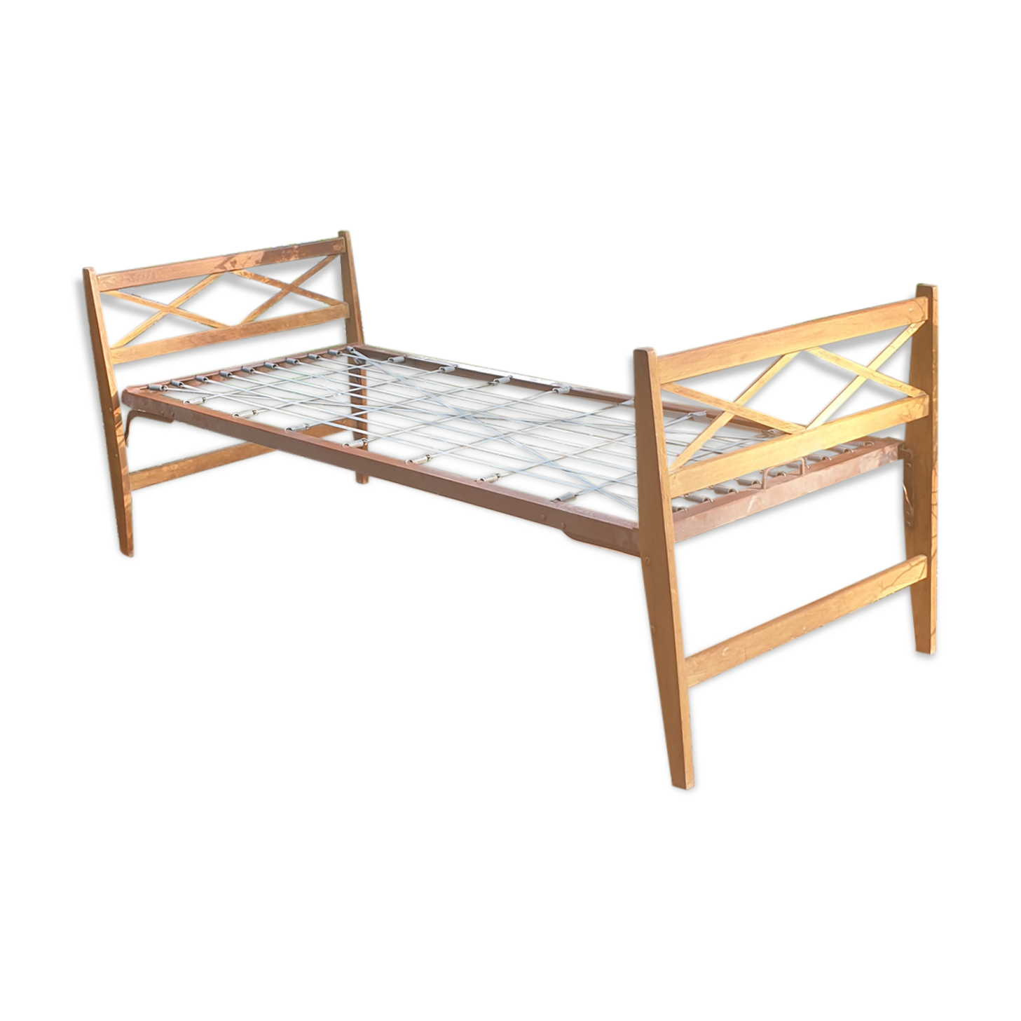 Daybed foldable crossbed bed