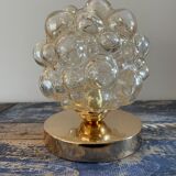 Bedside lamp bubble amber