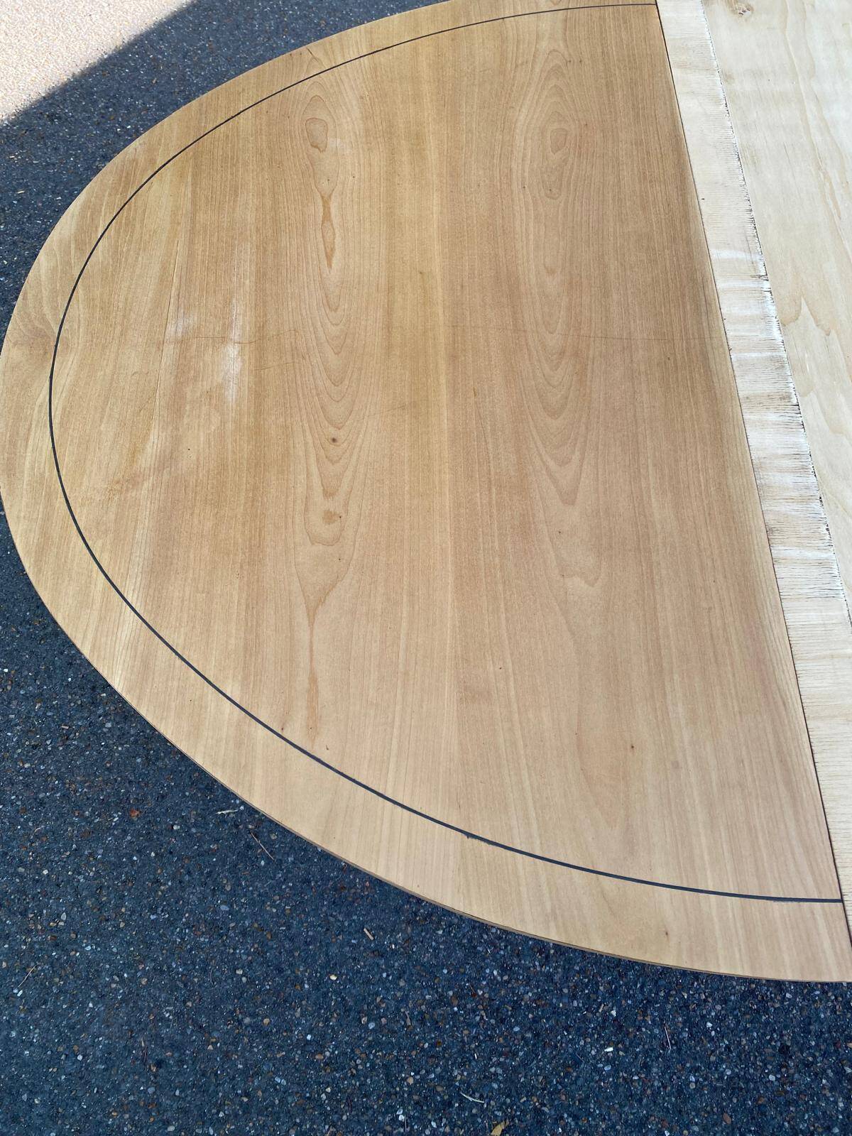 Louis XVI round extendable dining table renovated 160cm 19th century