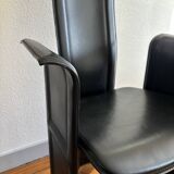 Fauteuil cuir Roche Bobois vintage