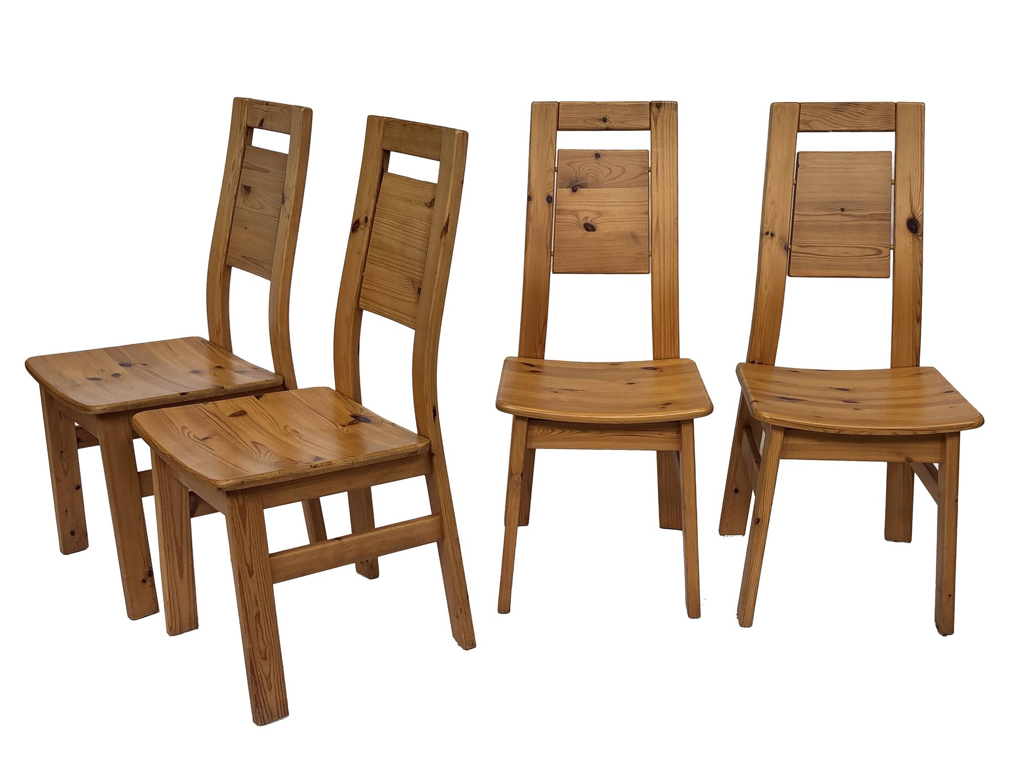 Vintage set of four dining room chairs Finnish Design Laukaan Puu