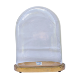 Vintage oval glass globe 36 cm high