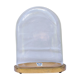 Globe en verre ovale 36 cm haute