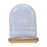 Globe en verre ovale 36 cm haute