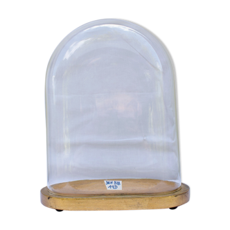 Vintage oval glass globe 36 cm high