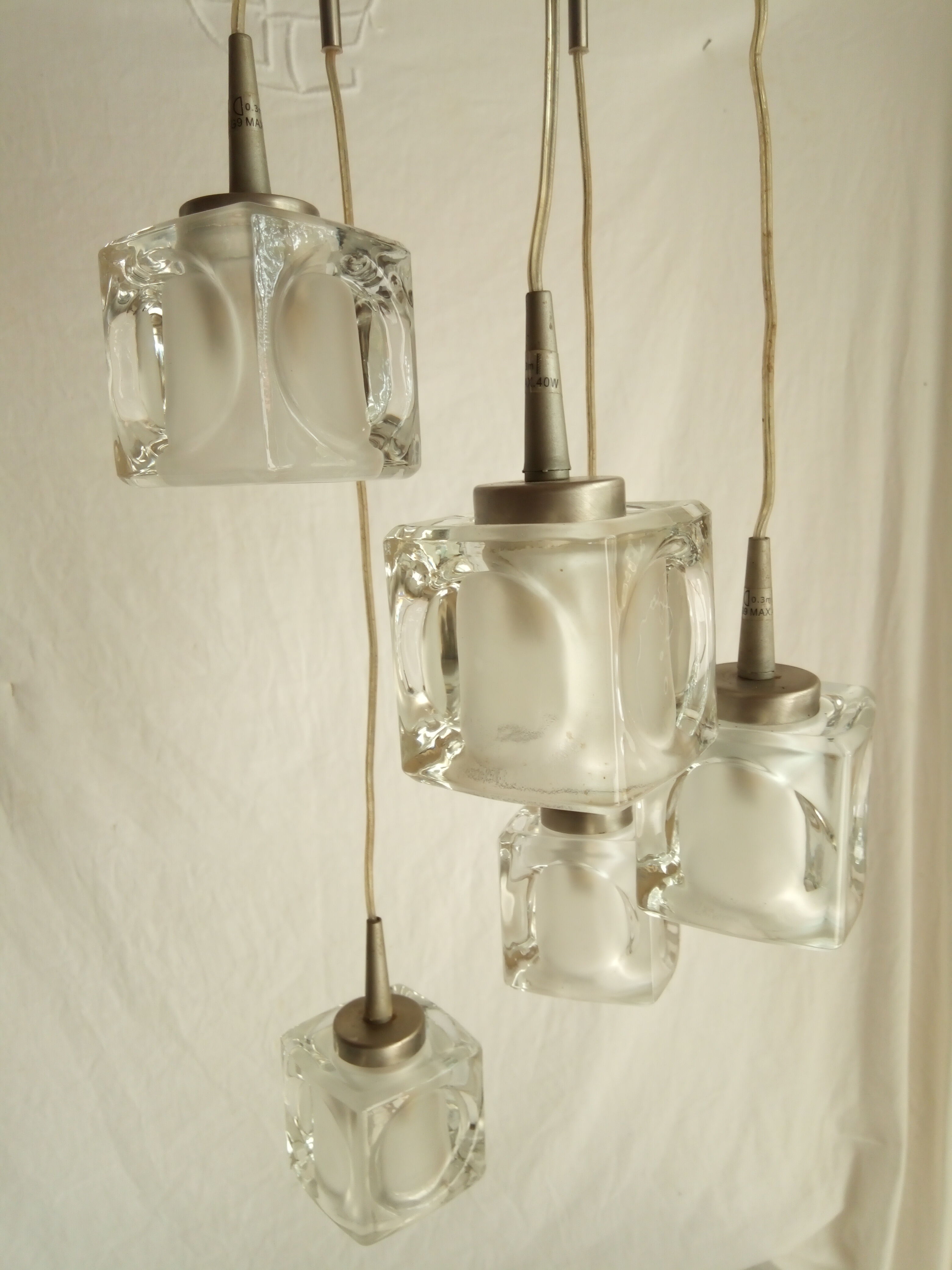 Waterfall chandelier 20th century