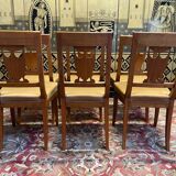 Suite of 6 Empire style chairs - Restaurarion