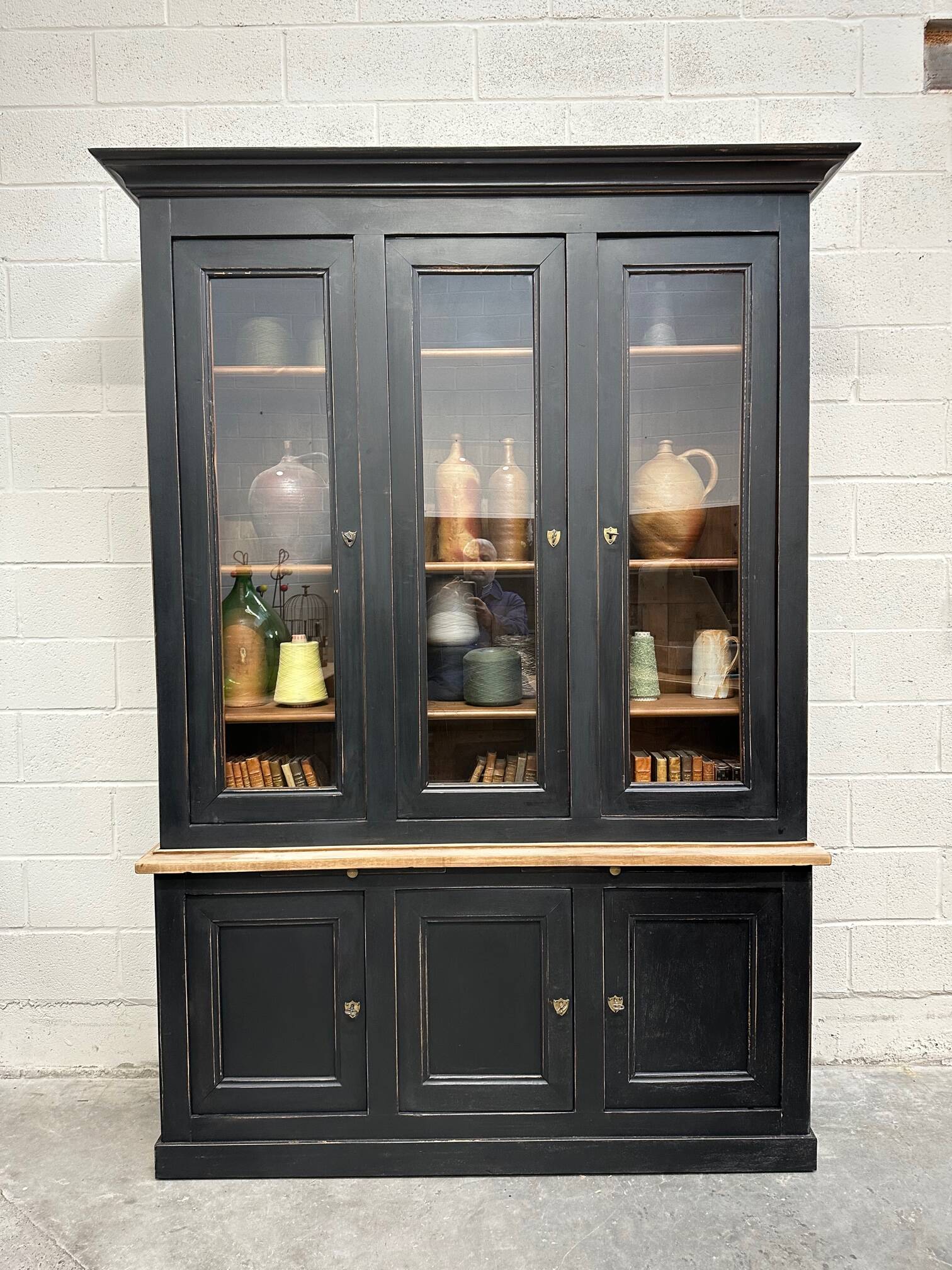 Large patinated store furniture