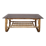 Rattan coffee table