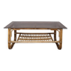 Table basse en rotin