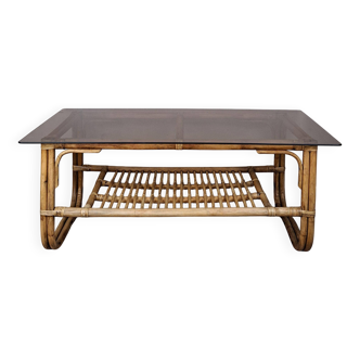 Rattan coffee table
