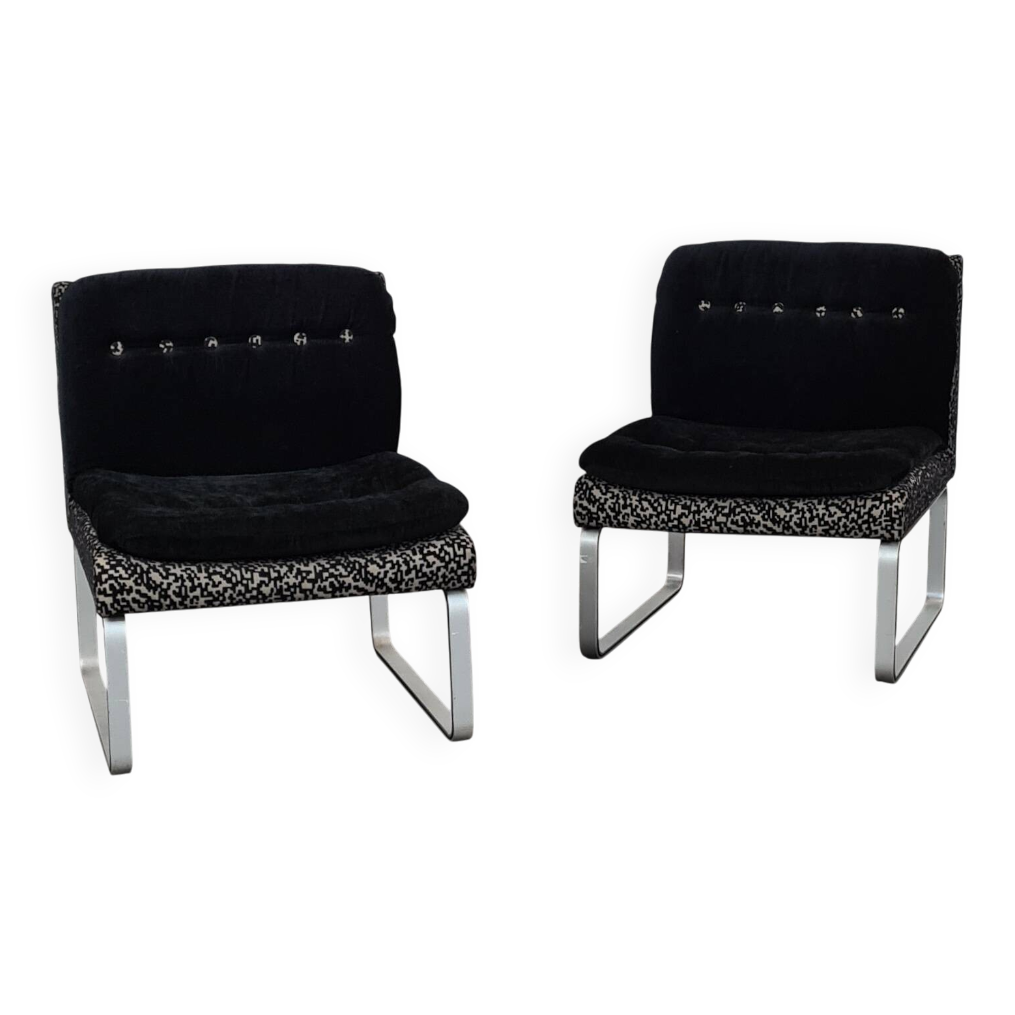 Vintage 80s armchairs