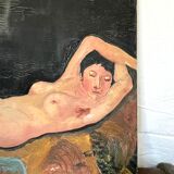 Sleeping, oil on canvas 1972