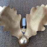 Wall lamp in gilded metal