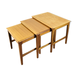 Pull-out tables teak by Remploy