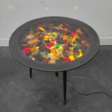 Illuminated 1950s coffee table