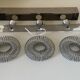 Sconce springs 3 vintage lights design 70s