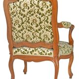 Pair of Louis XV style cabriolet armchairs