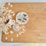 Low wooden farmhouse table - old