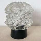 Vintage molded glass ceiling light