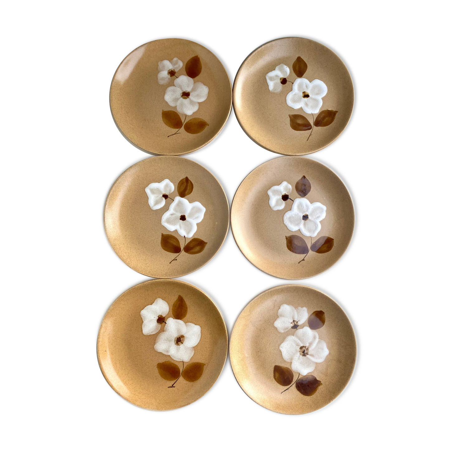 Stoneware dessert plates