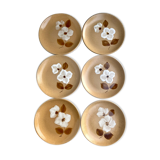 Stoneware dessert plates