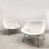 Ensemble de fauteuils lounge vintage Artifort 'Oyster' Pierre Paulin 1960