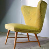 Yellow green trio of drivers at Danish flesh wing ears Elias Svedberg years 50/60