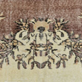 6x10 brown & beige classic antique rug, 192x299cm